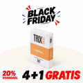 TRIX Basic Gamma Black Friday aanbieding: 4 verpakkingen plus 1 gratis, met 20% voordeel.